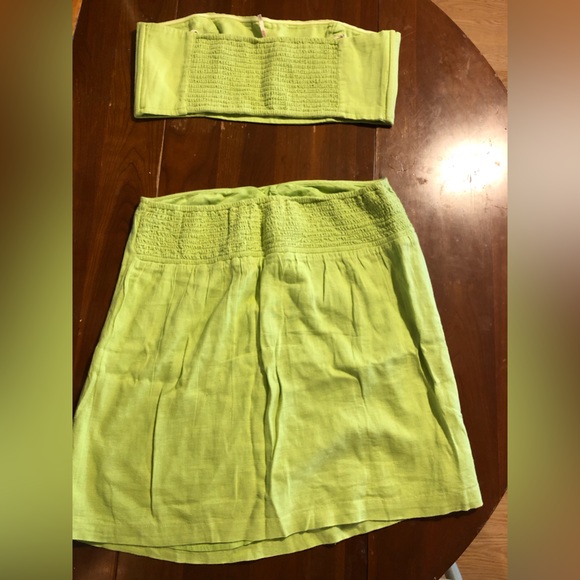 Free People Like New Back to Back Convertible Set in Light Green, Size L - Picture 4 of 6